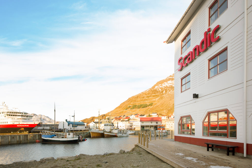 Copyright: Tord-Erik Andresen Scandic Bryggens fasade i dagslys